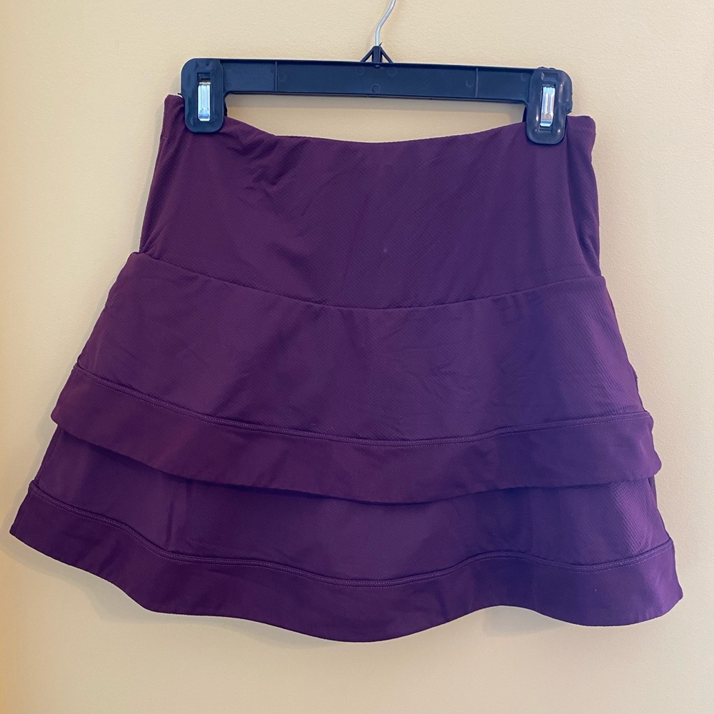 Sweaty Betty Maroon Tennis Skirt